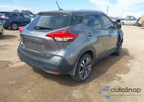 2020 Nissan Kicks Sv Xtronic Cvt from USA, damaged, VIN 3N1CP5CV2LL580116